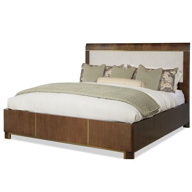 Maxwell Upholstered Panel King Bed - Clove