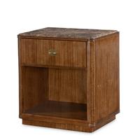 Maxwell Single Drawer Nightstand - Clove