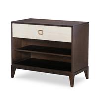 Stocked Details Single Drawer Large Nightstand