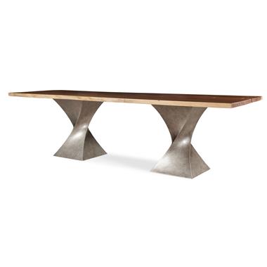 108" Guan. Slab Dining Table - Twist Base