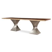 108" Guan. Slab Dining Table - Twist Base