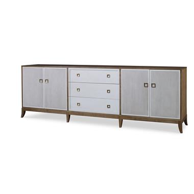 Details I Four Door - Three Drawer Low Credenza