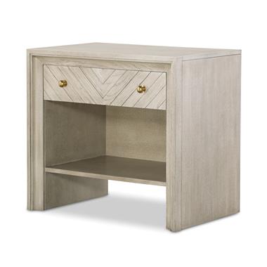 Details III Wythe Single Drawer Small Nightstand