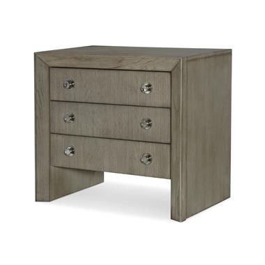 Details III Wythe Three Drawer Small Nightstand