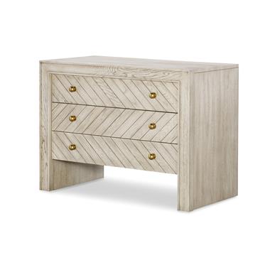 Details III Wythe Three Drawer Large Nightstand