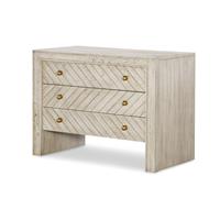 Details III Wythe Three Drawer Large Nightstand