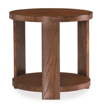 Knox 24" Low Side Table (Oak) - Plain Leg