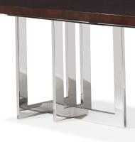 Polished Nickel Dining Table Base Set