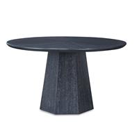 Newlin Round Dining Table - Black Cerused