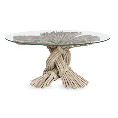 Braided Knot Dining Table - Limewash