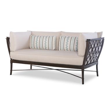 Andalusia Metal Back Loveseat