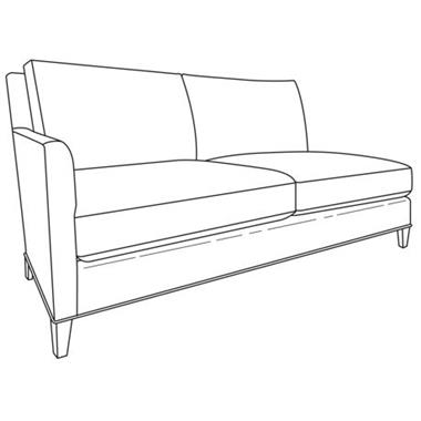 Jordan LAF Love Seat