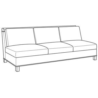 Beacon Armless Sofa