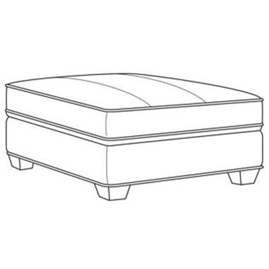 Leatherstone LAF Bumper Ottoman