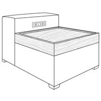 Leatherstone Table Ottoman - Oak