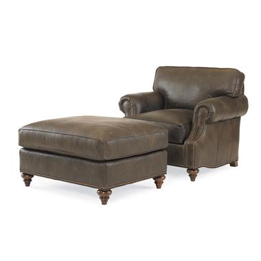 Leatherstone Small Ottoman