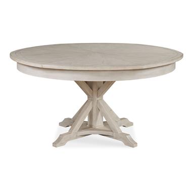 Collin Expandable Dining Table - White Rustic