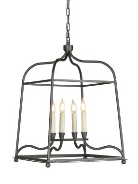 Lucerne Lantern - Natural Steel