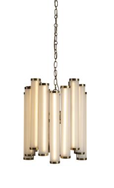 Torel Circular Chandelier - Soft Brass