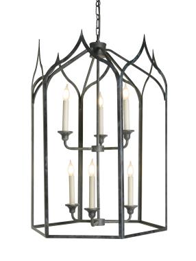 Cathedral Lantern - Light Verdigris