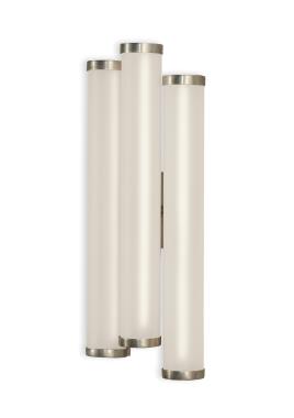 Torel Three Light Sconce - Soft Nickel