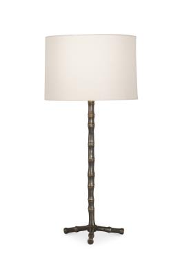 Bamboo Table Lamp - Patinated Bronze