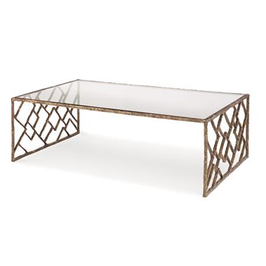 Lattice Bronze Cocktail Table