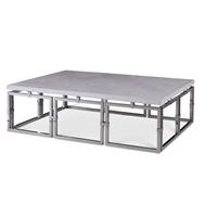 LINKS COCKTAIL TABLE - STAINLESS STEEL