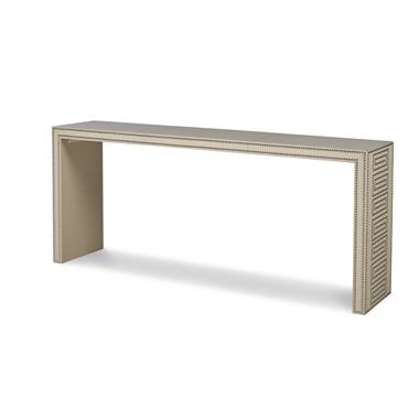 Greek Key Console Table - Cream