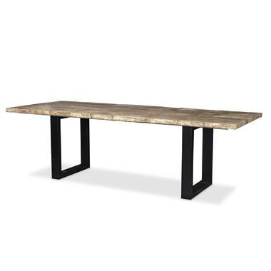 Andreas Petrified Wood Dining Table - Light