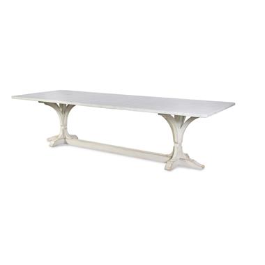 Lucca II 96" Dining Table - Stone Top